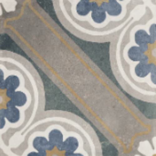 Xclusive Amarcord vloer- en wandtegel decor Fiori 20,5 x 20,5 cm