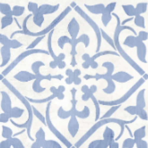 Xclusive Paint vloer- en wandtegel decor Giglio 20,5 x 20,5 cm