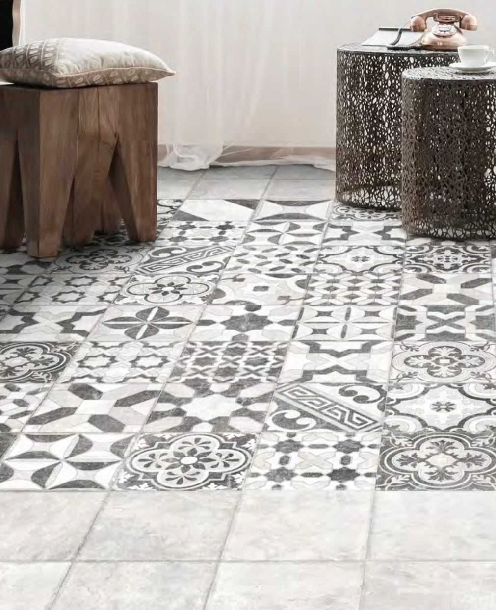 Xclusive Timeless vloer- en wandtegel decor mix 20,5 x 20,5 cm