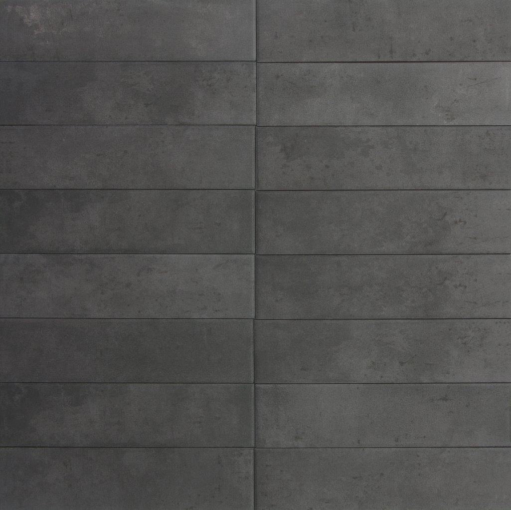 Tonalite Safari wandtegels Nero mat 7 x 28 cm