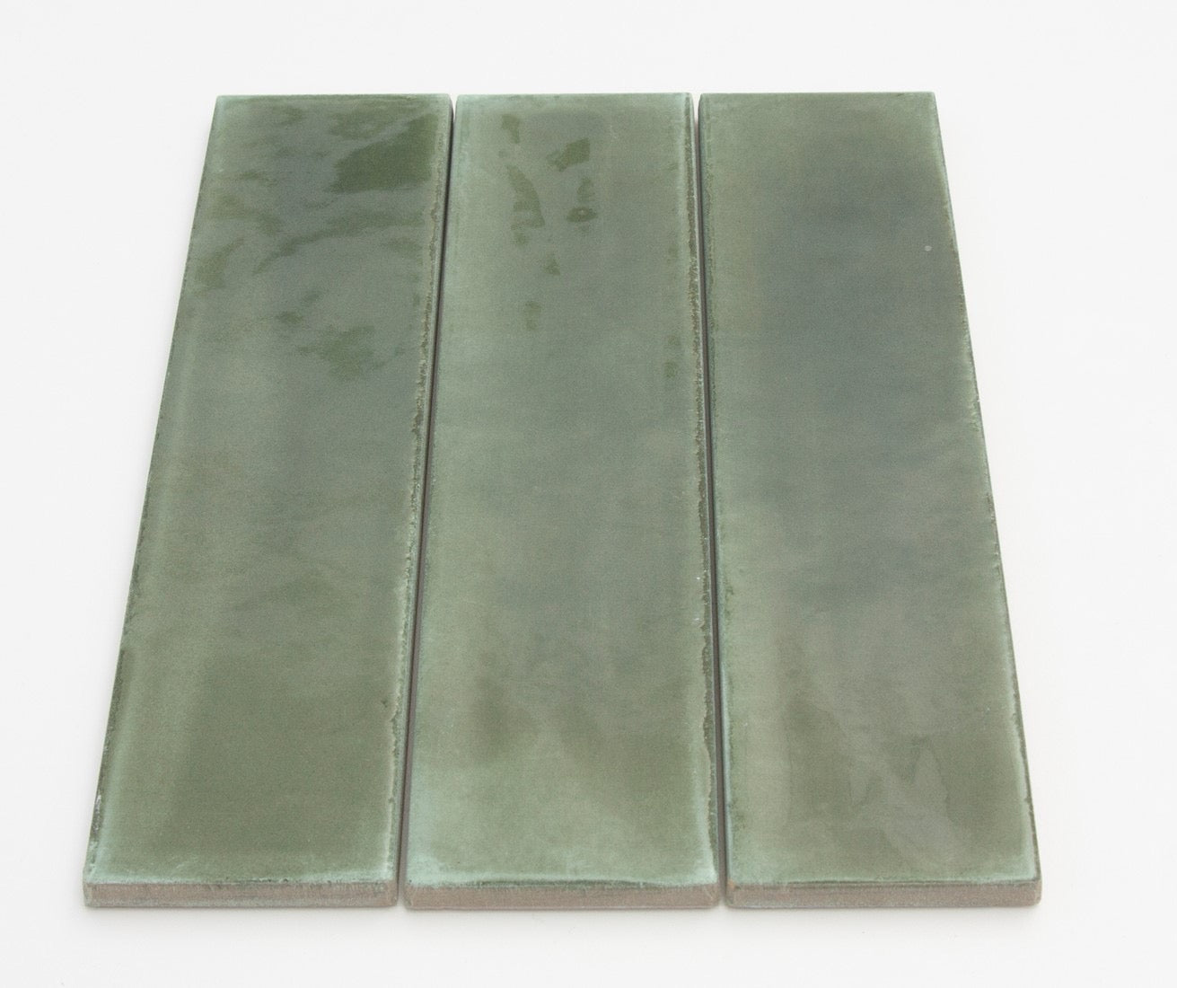 Tonalite Summery wandtegel Verde glans 6 x 25 cm