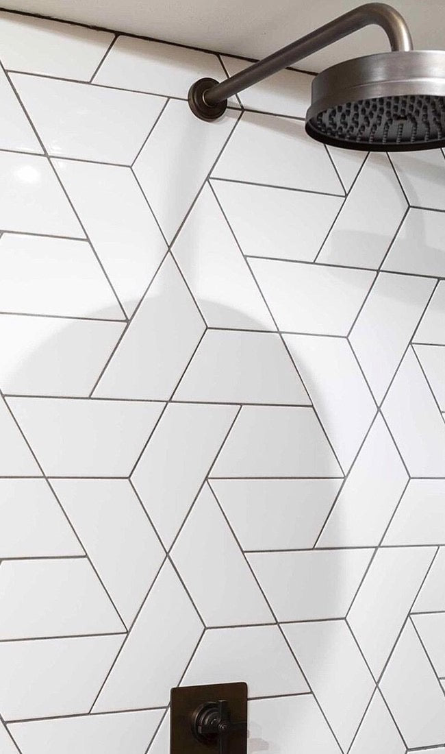 Tonalite Trapez wandtegel Lavagna mat 23 x 10 cm