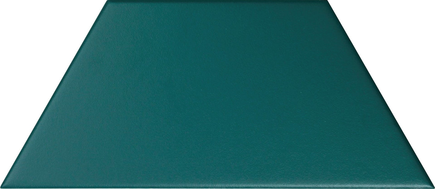 Tonalite Trapez wandtegel Teal mat 23 x 10 cm