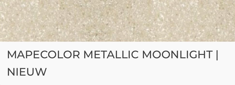 Mapei Mapecolor Metallic Moonlight | NIEUW