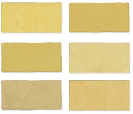 Wow Fez wandtegel Mustard mat 6,2 x 12,5 cm