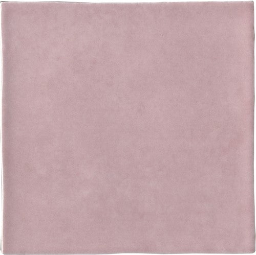 Revoir Paris Atelier wandtegel Vieux Rose glans 10 x 10 cm
