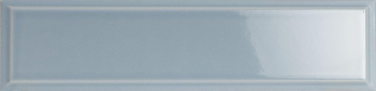 Quintessenza Dintorni wandtegel Azzurro Lucido glans 7,5 x 30 cm