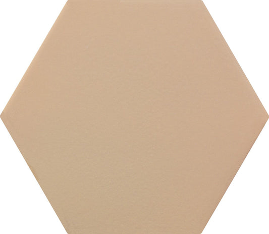 Tonalite Lingotti wandtegel hexagon Terra mat 14 x 16 cm