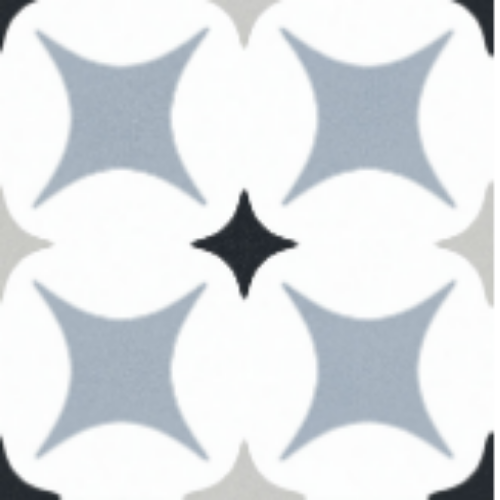 Xclusive Elements vloer- en wandtegel decor Star 20,5 x 20,5 cm