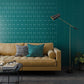 Wow Grace wandtegel Teal mat 7,5 x 30 cm