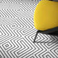 Xclusive Black & White vloer- en wandtegel decor Strip 20,5 x 20,5 cm
