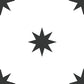 Xclusive Black & White vloer- en wandtegel decor Orion 20,5 x 20,5 cm