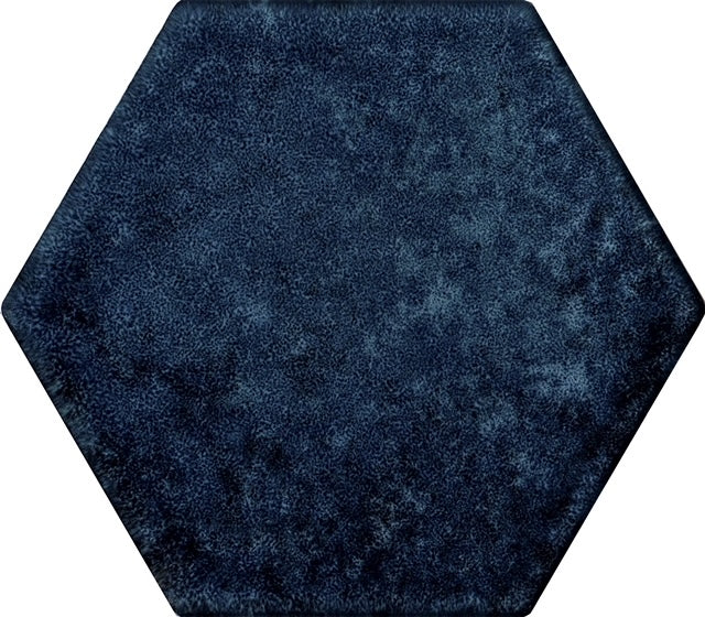 Tonalite Esamarine hexagon wandtegel Blu glans 16,2 x 18,5 cm