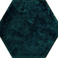 Tonalite Esamarine hexagon wandtegel Petrolio glans 16,2 x 18,5 cm
