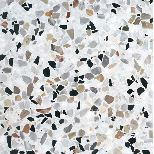 Ecostone Retro-Style Terrazzo Bielle EM-10317 vloertegel 40 x 40 cm