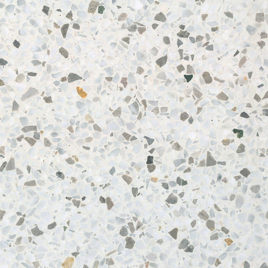 Ecostone Retro-Style Terrazzo Pearl EM-0318 vloertegel 40 x 40 cm