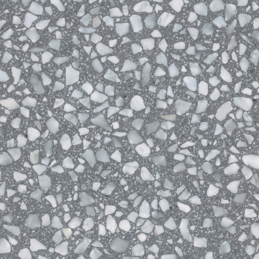 Ecostone Retro-Style Terrazzo Silver EM-4918 vloertegel 40 x 40 cm