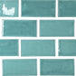 Memories Liso Acqua wandtegel 6,5 x 13 cm