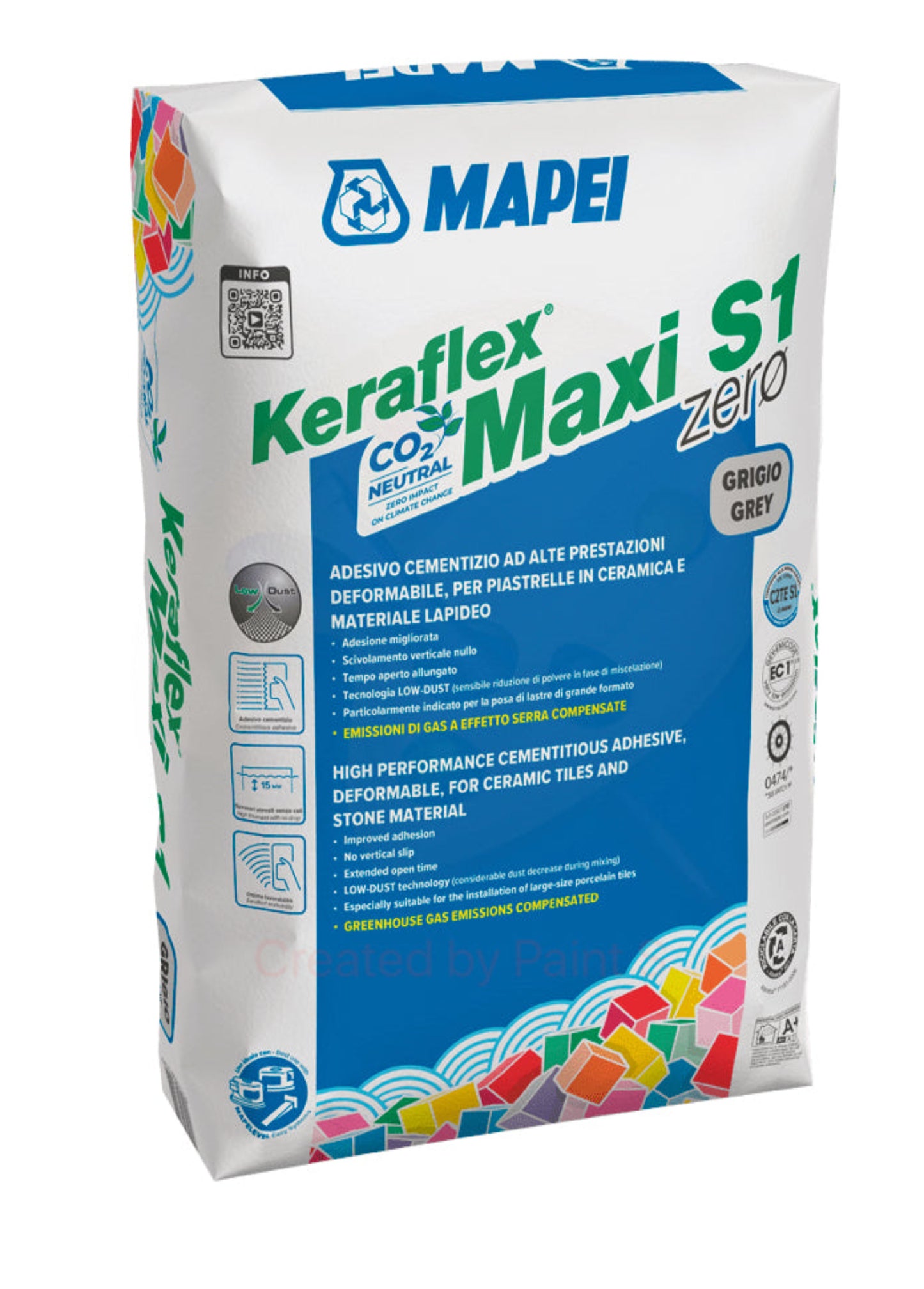 Mapei Keraflex Maxi S1 Zero tegellijm 25 kg