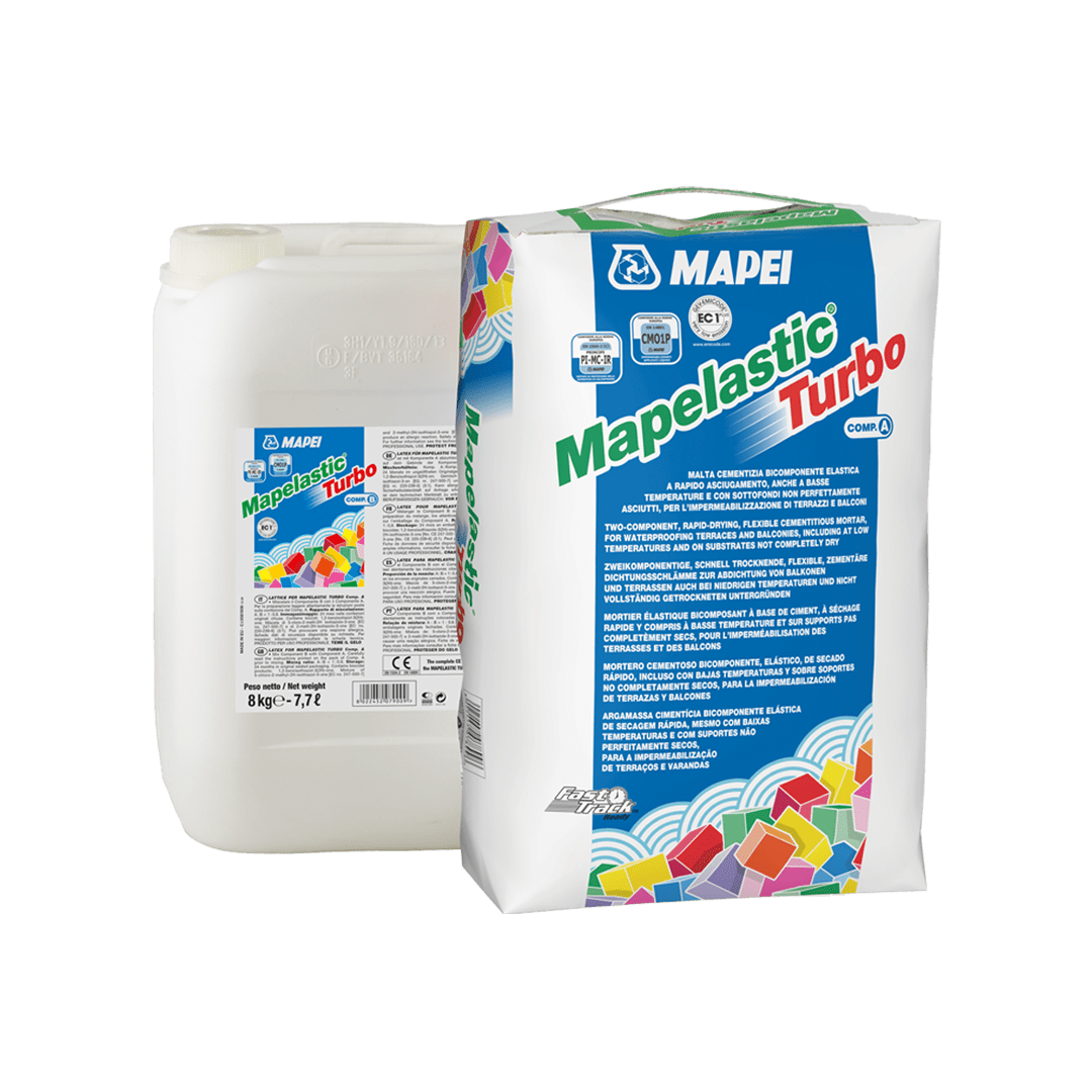 Mapei Mapelastic Turbo 2 componenten waterafdichting