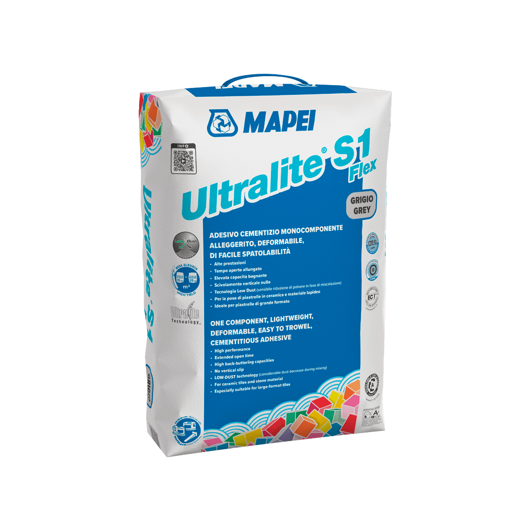 Mapei Ultralite S1 Flex tegellijm grijs 15 kg