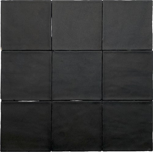 Revoir Paris Atelier wandtegel Noir mat 13,8 x 13,8 cm
