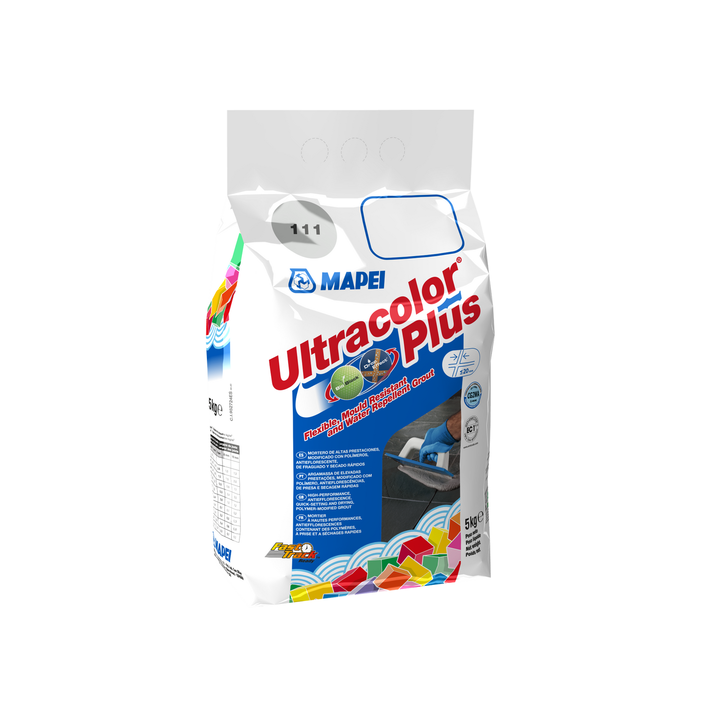 Mapei Ultracolor Plus  4 x 5 kg kleur 111 (zilvergrijs)