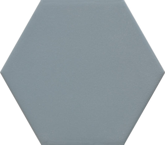 Tonalite Lingotti wandtegel hexagon Azzurro mat 14 x 16 cm