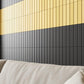 Quintessenza Tinte wandtegel Giallo mat 5 x 25 cm